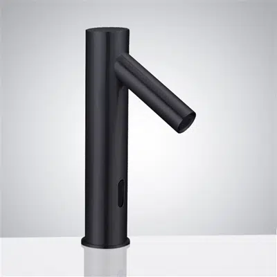 billede til Fontana Tripod Commercial Automatic Electronic Hands Free Matte Black Faucet