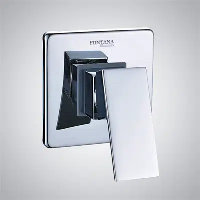 afbeelding voor Fontana Wall Mounted Chrome Finish 1 Way Concealed Shower Mixer Valve Type A