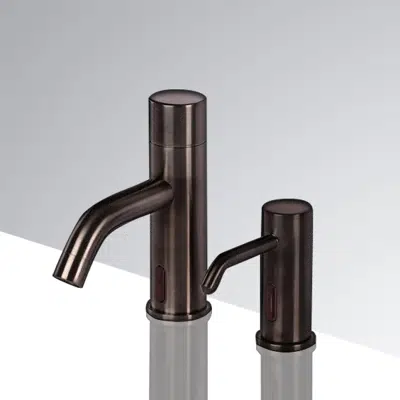 bild för Fontana Motion Touchless Faucet & Automatic Soap Dispenser in Oil Rubbed Bronze