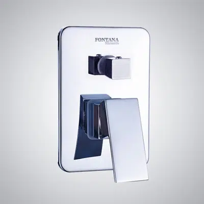 изображение для Fontana Chrome Finish 3 Way Wall Mounted Shower Mixer Valve Type A