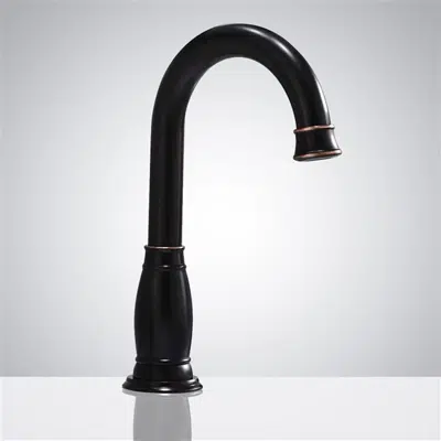 Obrázek pro Smart Restroom Matte Black and Bronze Automatic Sensor Hands-Free Faucet