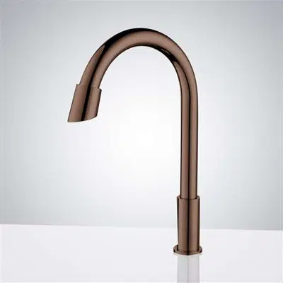 Rio Goose Neck Commercial Automatic Touchless Faucet Oil Rubbed Bronze Finish için görüntü