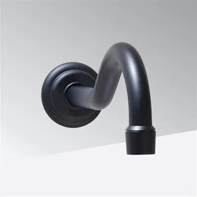 รูปภาพสำหรับ Dijon Matte Black Commercial Wall Mount Contactless Restroom Faucet