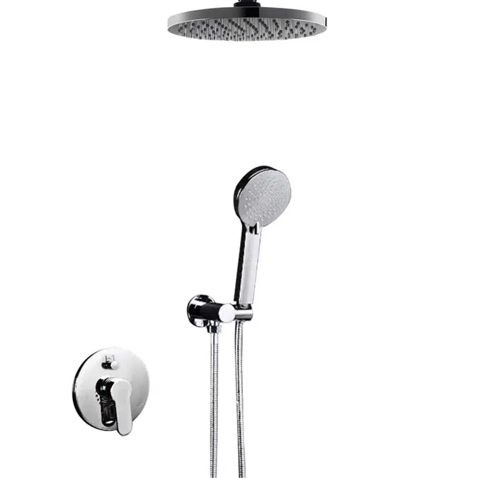 Fontana Lima 360 Degrees Rotation Ceiling Mounted Shower Set - 8", 10", 12", 16, 20" Size