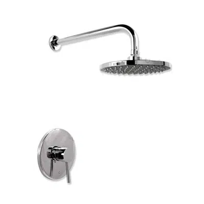 Image for Fontana Soriano Wall Mount Chrome Finish Shower Set