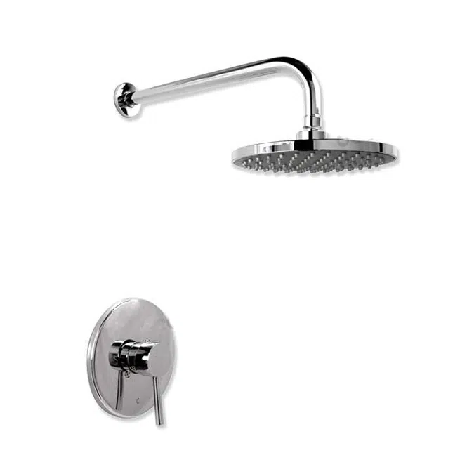 Fontana Soriano Wall Mount Chrome Finish Shower Set