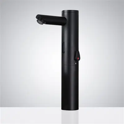 billede til Fontana Matte Black Commercial Bathroom Touchless Faucet