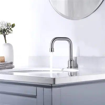 画像 Fontana Commercial Brushed Nickel Architectural Design Smart Touchless Faucet