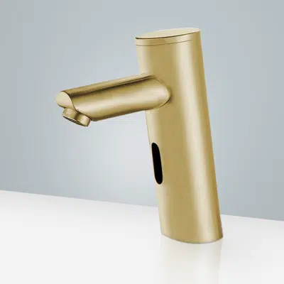 billede til Fontana Brushed Gold Tone Plated Platinum Commercial Thermostatic Automatic Sensor Tap Solid Brass Construction