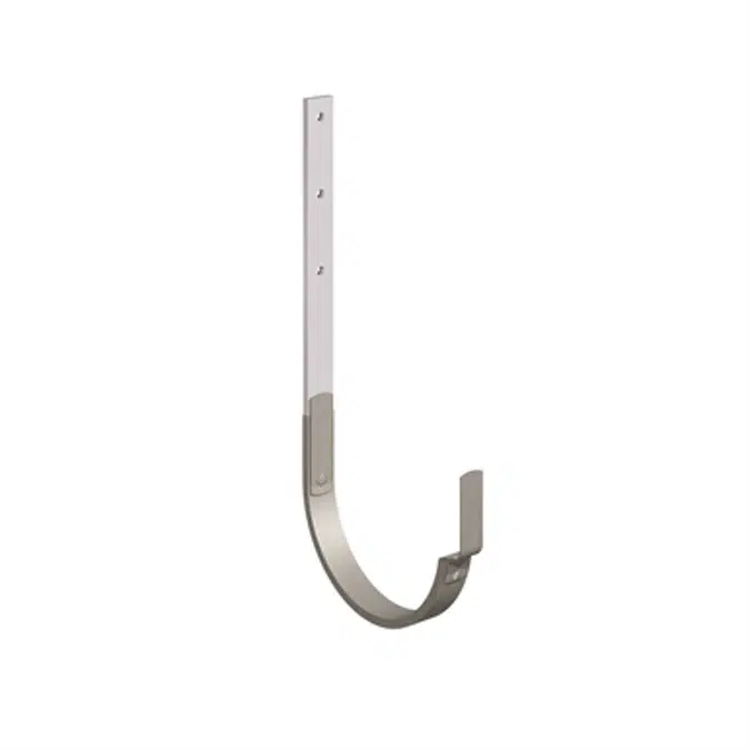 Gutter bracket (size 333, long leg, prePATINA graphite-grey cladded)