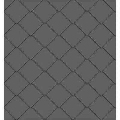 bild för Square Tile Facade (325 mm x 325 mm, prePATINA graphite-grey)