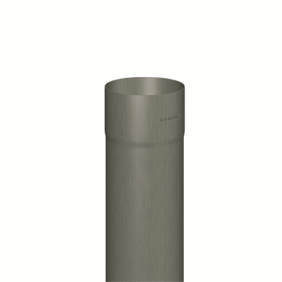 Immagine per Downpipe round (size 100, length 2000 mm, prePATINA graphite-grey)