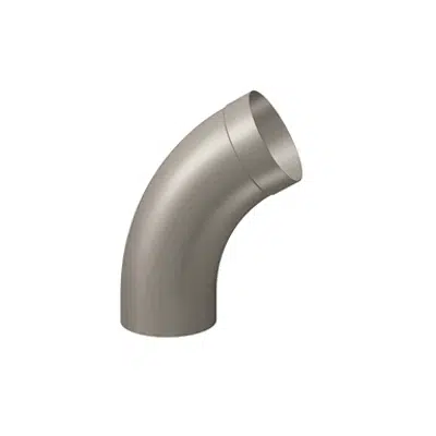 Image pour Elbow round 72° (size 100, prePATINA graphite-grey)