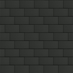 bardeaux facade (500 mm x 1000 mm, horizontal, artcolor basalte)