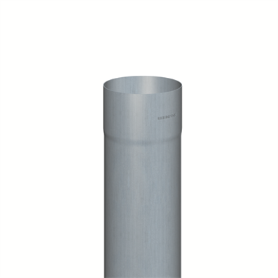 bild för Downpipe round (size 100, length 2000 mm, prePATINA blue-grey)