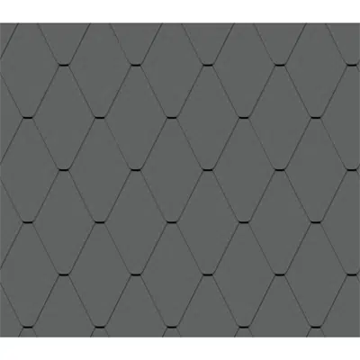 kép a termékről - Diamond Tile Facade (228 mm x 330 mm, prePATINA graphite-grey)