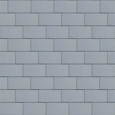 Image for Flat-Lock Tile Roof (600 mm x 1500 mm, horizontal, prePATINA blue-grey)