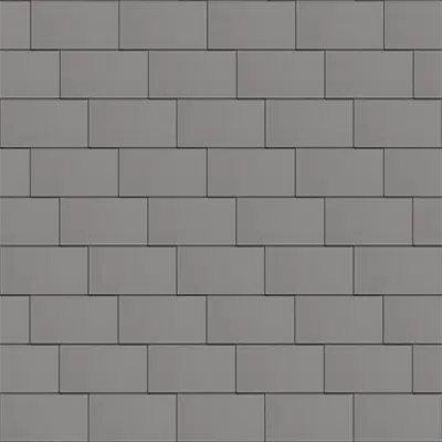 Bardeaux Facade (500 mm x 1000 mm, horizontal, GRANUM skygrey)图像
