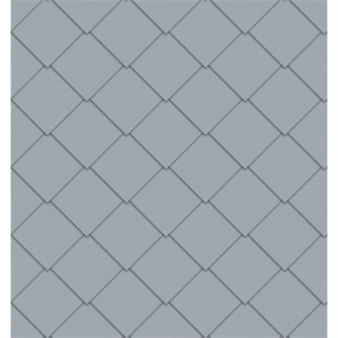 Bardeaux carrés Façade (325 mm x 325 mm, prePATINA clair)