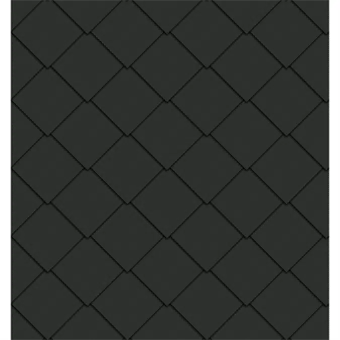 Bardeaux carrés Façade (325 mm x 325 mm, GRANUM basalte)
