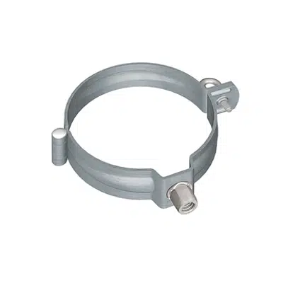 afbeelding voor Downpipe bracket round (size 100, prePATINA blue-grey)