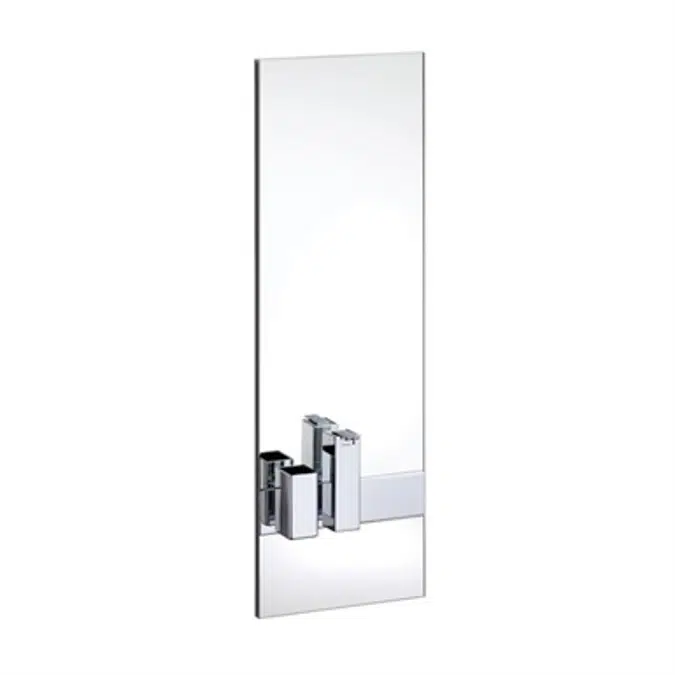 Mirror & brush-holder & soap dispenser