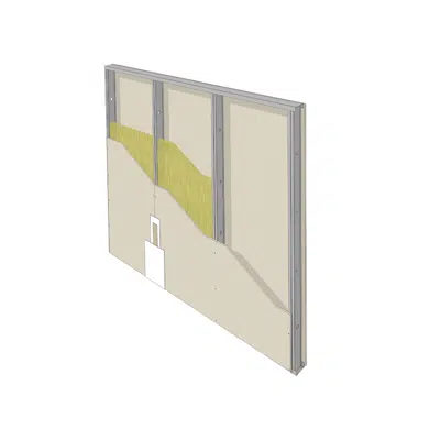 bilde for Parede W111: Montante duplo a cada 600mm - 15mm