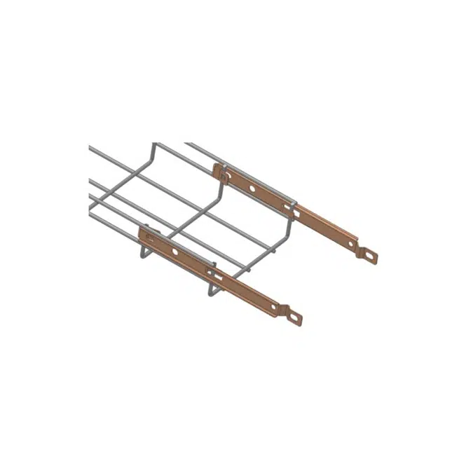 Wire cable trays and connection accessories