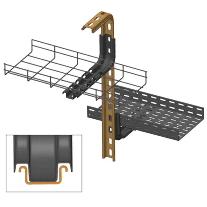 21 PPA inverted ceiling bracket