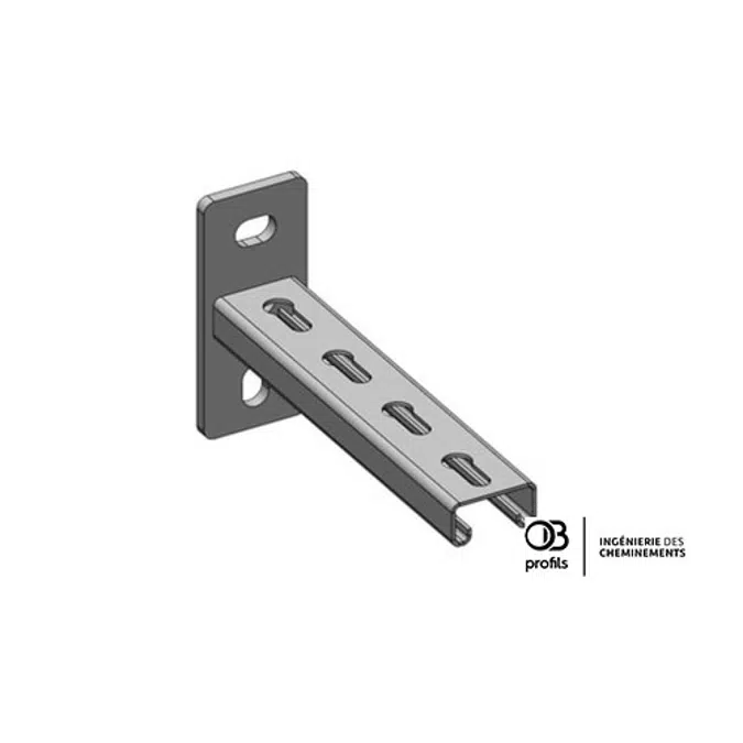 OB Profils - Heavy perforated brackets for cable tray CP21