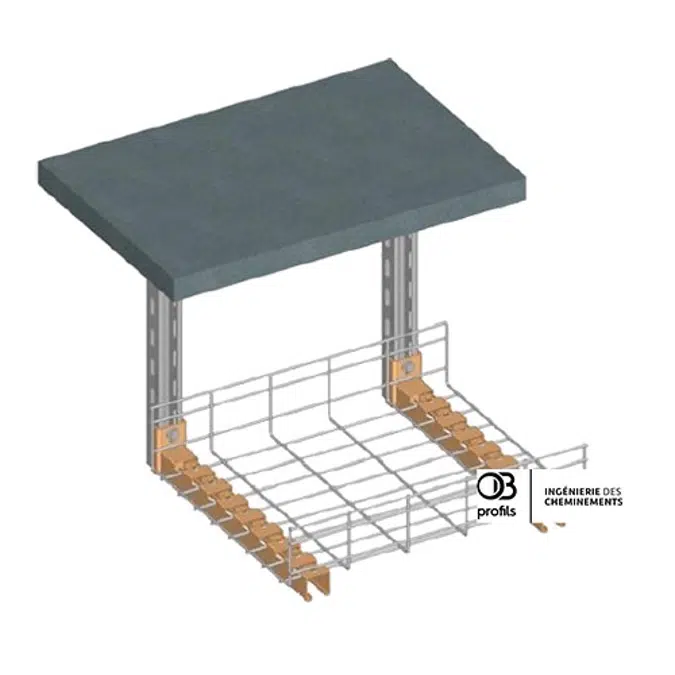 OB Profils - DTCU 41 universal reinforced bracket