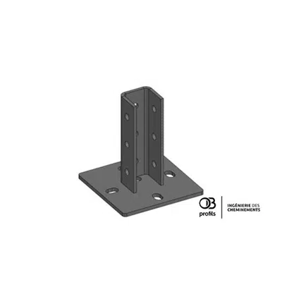 imagem para OB Profils - Deep base plate for 41 channel