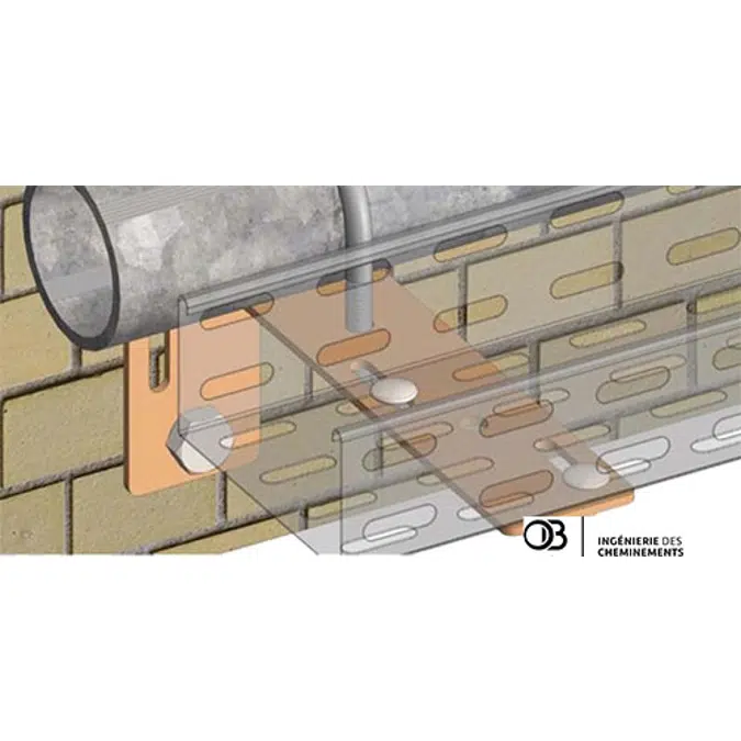 OB Profils - Angle bracket for wire cable trays or cable trays