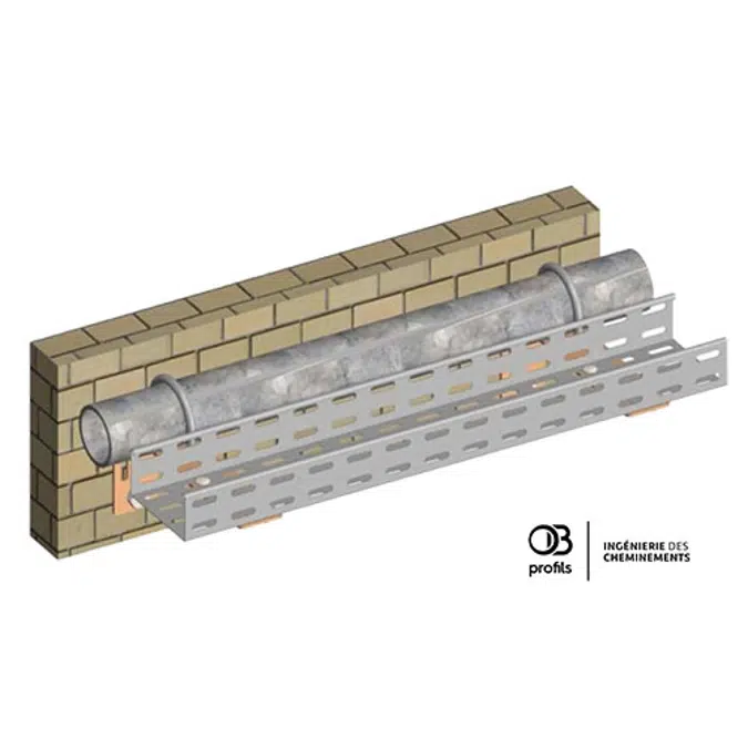 OB Profils - Angle bracket for wire cable trays or cable trays