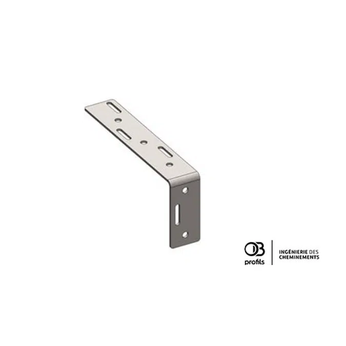 OB Profils - Angle bracket for wire cable trays or cable trays