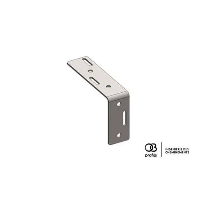 OB Profils - Angle bracket for wire cable trays or cable trays