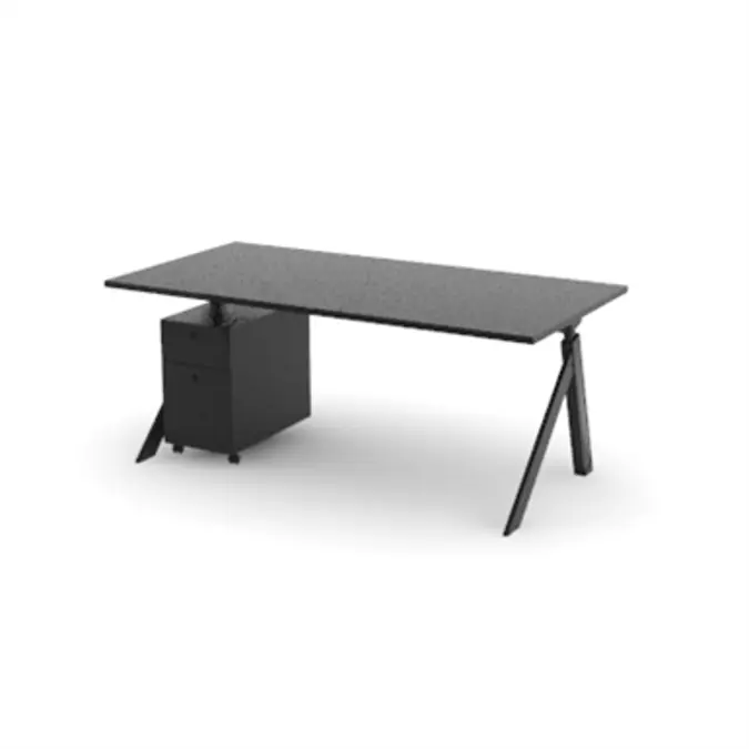 Objetos BIM - ¡Descarga gratis! K2 Table adjustable workdesk - 900x1800 ...