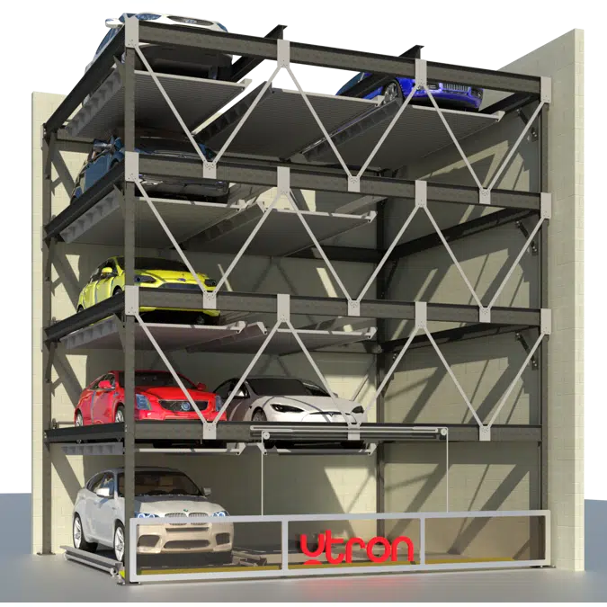 UPZ-5A-MODULE Semi-Automated Parking Garage System