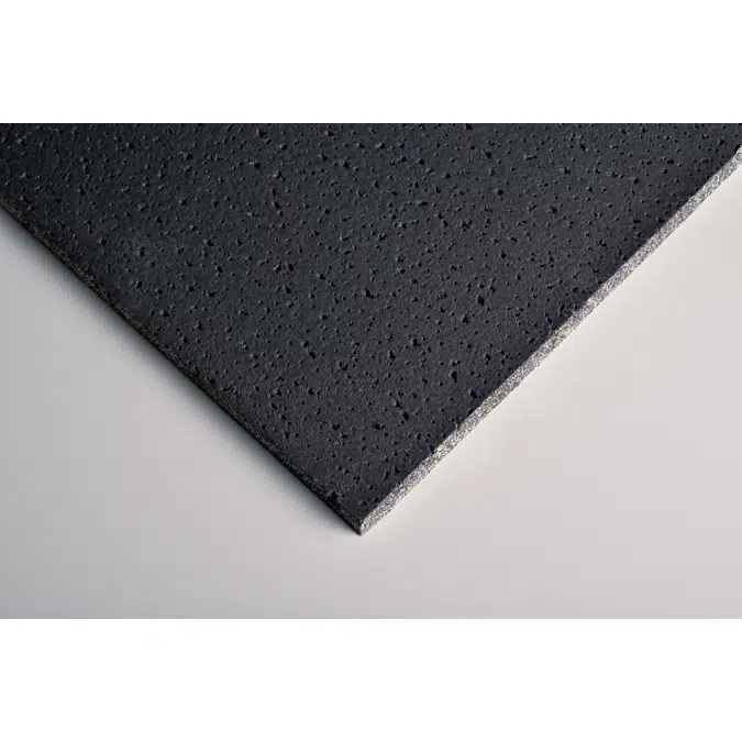 Fission FT Black - Zentia Ceiling Tile (finely fissured surface)