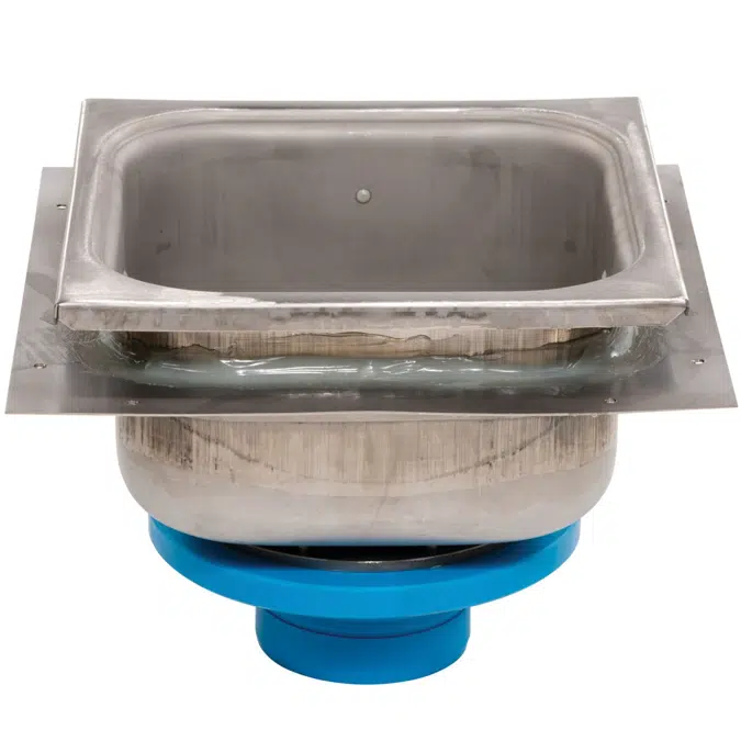 Floor Sinks SS With Blueline FRPP Outlet NH Series 12x12x6