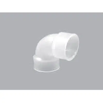 画像 90° Elbow - Whiteline PVDF Socket Fusion