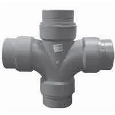Immagine per Double Sanitary Tee - D90T - Plenum Plus No-Hub