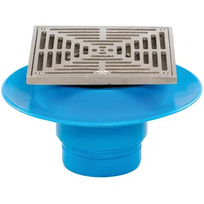 Image for Floor Drains Square Blueline FRPP/SS NH