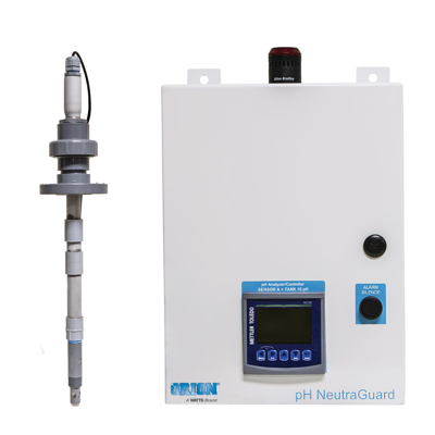 NGIII pH Monitor, 120V, 2-Channel, High and Low User-Set Alarm, 20 Meter Cable/Probe - 950231