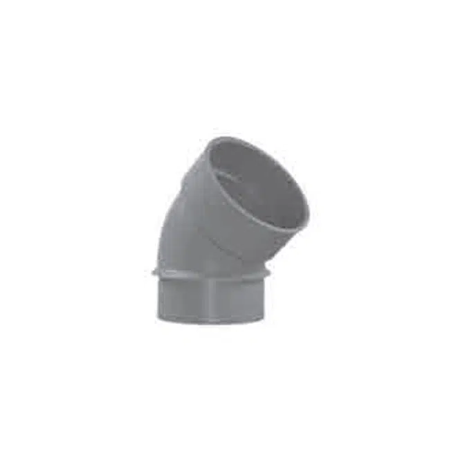 45° Single Socket Elbow - Blueline Socket Fusion