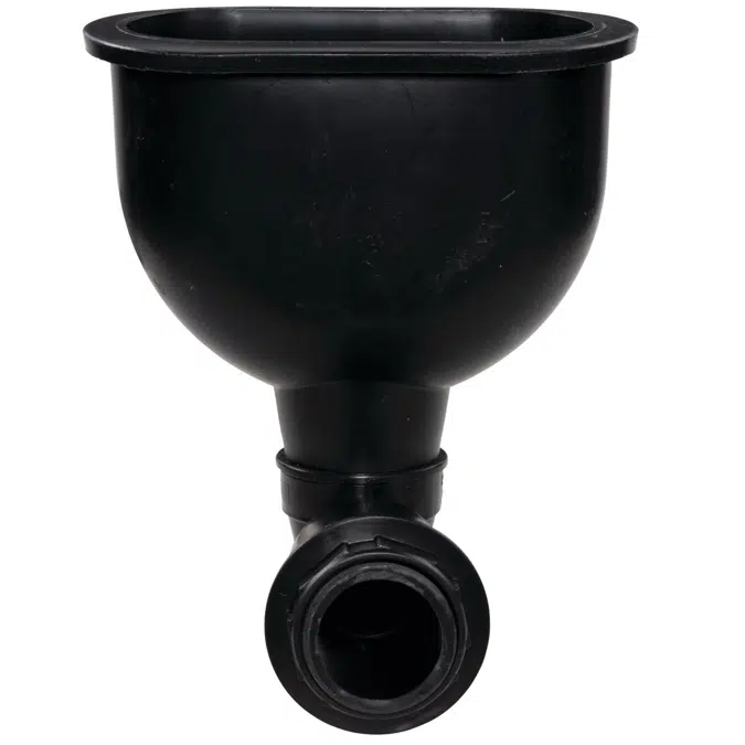 Cup Sink, Oval, Laboratory, Horizontal Outlet, 3 IN x 6 IN x 5 IN - CS2