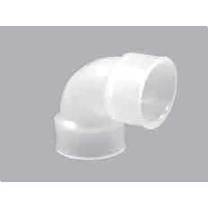 90° Elbow - Whiteline PP Socket Fusion