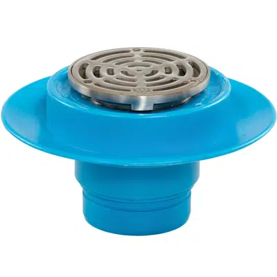 Image for Floor Drains Round Blueline FRPP/SS NH