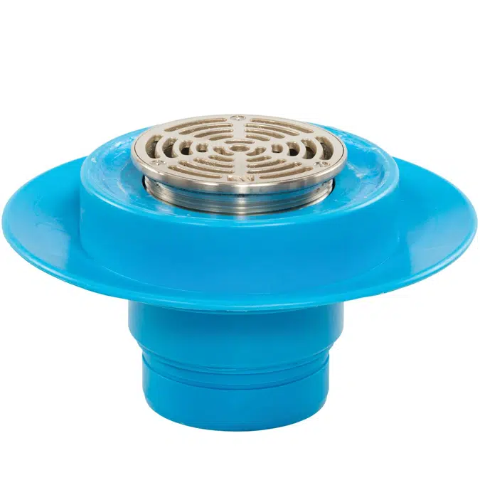 Floor Drains Round Blueline FRPP/SS NH