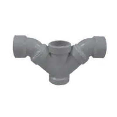 Image for Double Long Turn Wye - DLTY - Blueline Socket Fusion